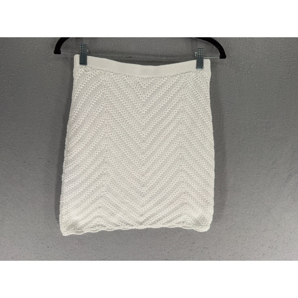 Hollister Mini Skirt Womens S White Crochet Ultra High Rise Y2K Coquette Coastal - Picture 1 of 13